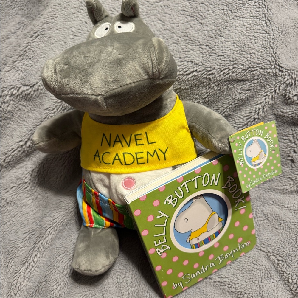 Belly Button Book! And Navel Academy Plush Set